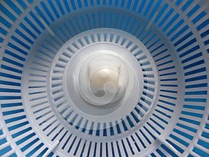 Spin mop bucket interior