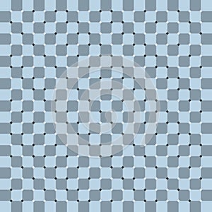 Spin, motion and optical illusion. Vector illustration of impossible shapes.