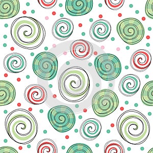 Spin wheel seamless pattern for fabric kids wallpaper wrapping paper