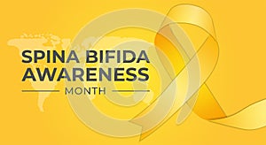 Spina Bifida Awareness Month Background Illustration