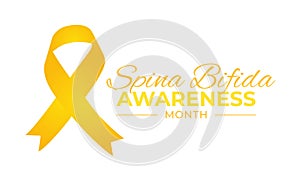 Spina Bifida Awareness Month Isolated Icon Symbol