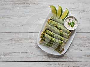 Spinach Adai - Indian green pancakes. Ramadan food