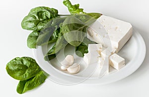 Spinach and feta cheese