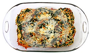 Spinach Feta Strata