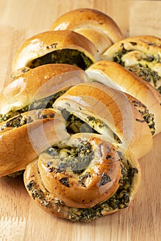 Spinach and Fetta Twist photo