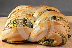 Spinach and Fetta Twist photo