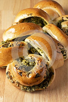 Spinach and Fetta Twist photo