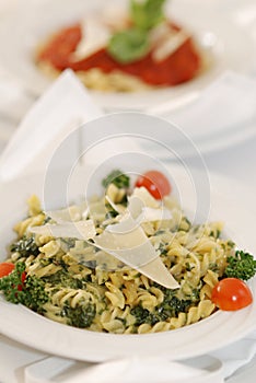 Spinach fussili