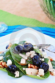 Spinach and Gorgonzola Salad
