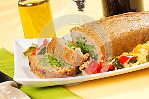 Spinach meatloaf