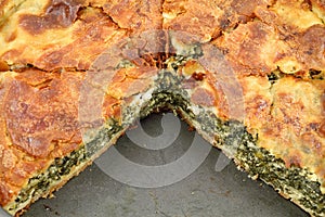 Spinach pie ( spanakopita )