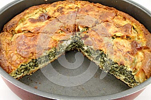 Spinach pie ( spanakopita )