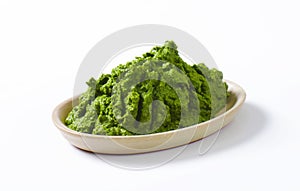 Spinach puree