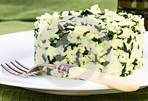 Spinach rice