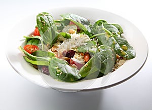 Spinach salad photo