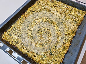 spinach and sesame pastry