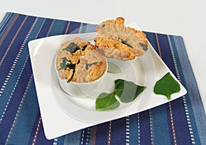 Spinach soufle