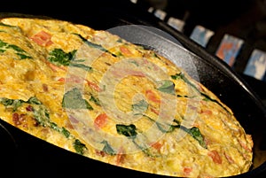 Spinach And Tomato Fritatta