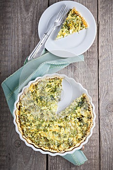 Spinache quiche, gluten free
