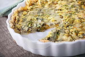 Spinache quiche, gluten free