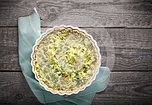 Spinache quiche, gluten free