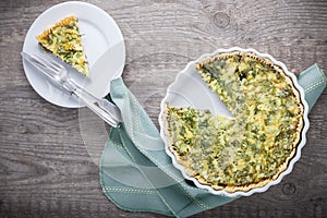 Spinache quiche, gluten free