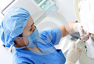 Spinal anesthesia photo