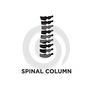 Spinal column icon. Simple element illustration. Spinal column c