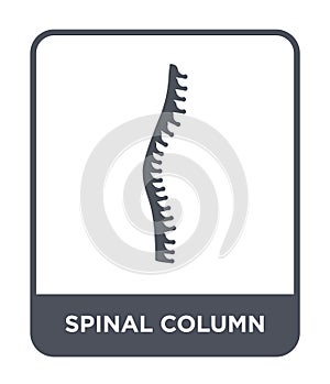 spinal column icon in trendy design style. spinal column icon isolated on white background. spinal column vector icon simple and