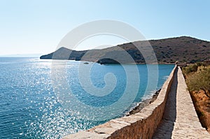 Spinalonga Fortress Wall photo