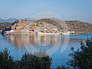 Spinalonga Island in Crete, Greece