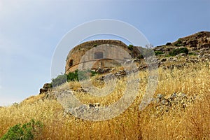 Spinalonga Island, Crete, Greece abandoned tower