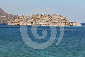 Spinalonga island in Crete near Elounda. Greece