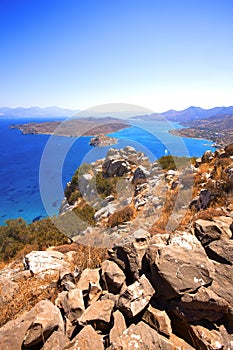 Spinalonga. Mirabello Bay.