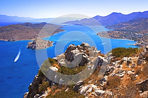 Spinalonga. Mirabello Bay.