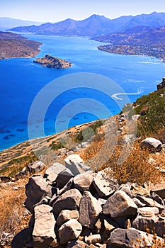 Spinalonga. Mirabello Bay.