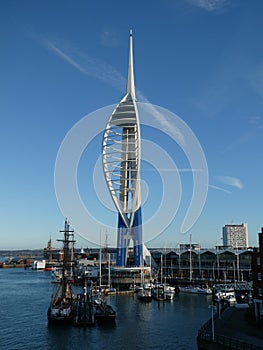 Spinnaker Tower in the sun