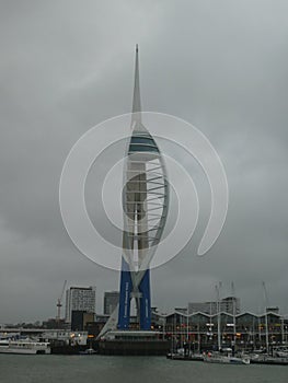 Spinnaker Tower in the sun