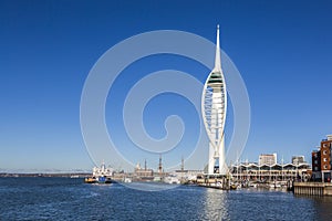 Spinnaker Tower at Gunwharf Quay, Portsmouth,