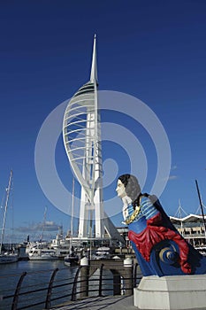 The Spinnaker Tower. Portsmouth Harbour,Hampshire England