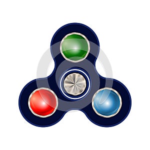 Spinner isolated on white background
