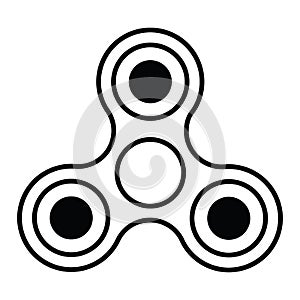 spinner. Modern toy. Logo