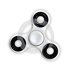 spinner stress relieving toy isolated on on white.