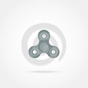 Spinner, toy for stress removal, flat design