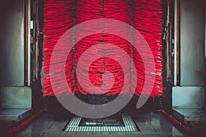 Spinning Car Wash Brushes