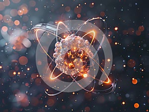 Spinning electrons photo