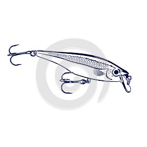 Spinning lure wobblers