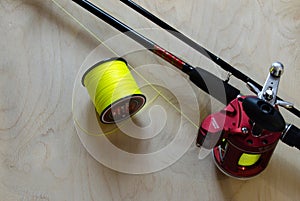 Spinning. quipment for fishing.