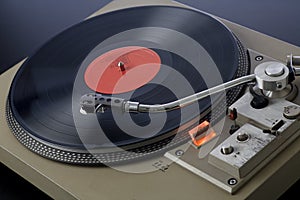 Spinning Record Player