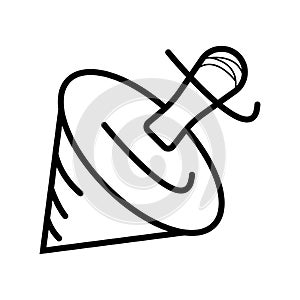 Spinning top icon